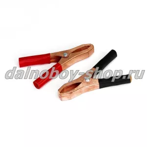 Крокодилы / Клип L= 98 mm (КРАСНЫЙ/ЧЕРНЫЙ)