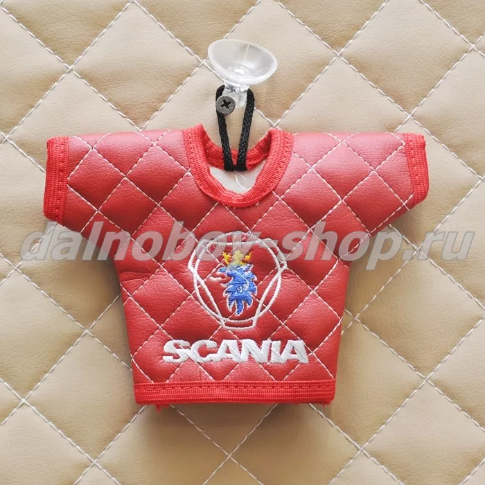 Вымпел "майка" "SCANIA" красный
