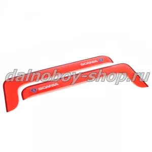 Дефлектор SCANIA 4/5/6 - серия (малый угол) красный
