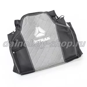 Чехол - сиденье иск.кожа+велюр PREMIUM SITRAK MAX (ST02) / черно-серый