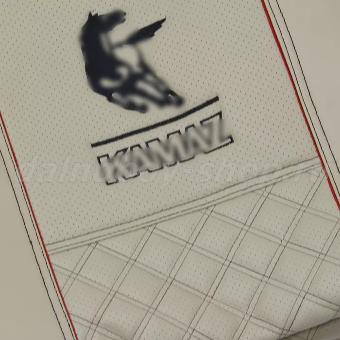 Чехол - сиденье / иск.кожа /PREMIUM / KMZ (2 сид.2подголов.) без ремней / беж+беж