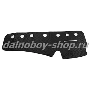 Коврик на панель эко/кожа (стёганые) SCANIA 2005г. (черный) Польша