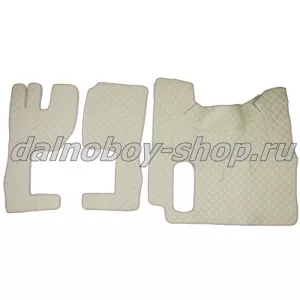 Коврик кож.зам. под ноги Польша VOLVO (2002-2008г.) (автомат) бежевый