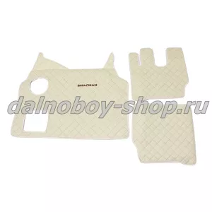 Коврик кож.зам. под ноги Польша SHACMAN X3000 (2012-) / Бежевый