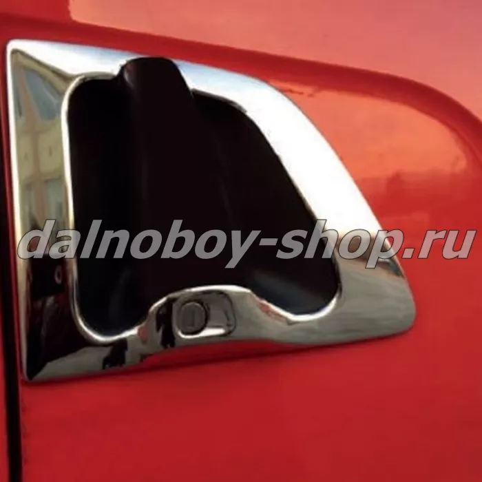 Накладки INOX  ручек двери SCANIA (все модели) ( на обе стороны R+L )  (SC142)