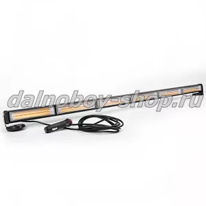 Маяк импульсный  "ЛЮСТРА" LED 10-30v (желтый) СОВ  односторонняя панель 36W (6*10см*6W) L- 92 см14р