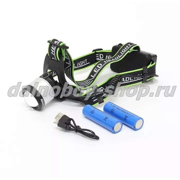 Фонарик Налобный / с аккумулятором / 901 / 