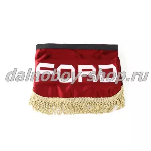 Ламбрекен лоб.+ шторка боковая хамелеон 2.2м  FORD красный