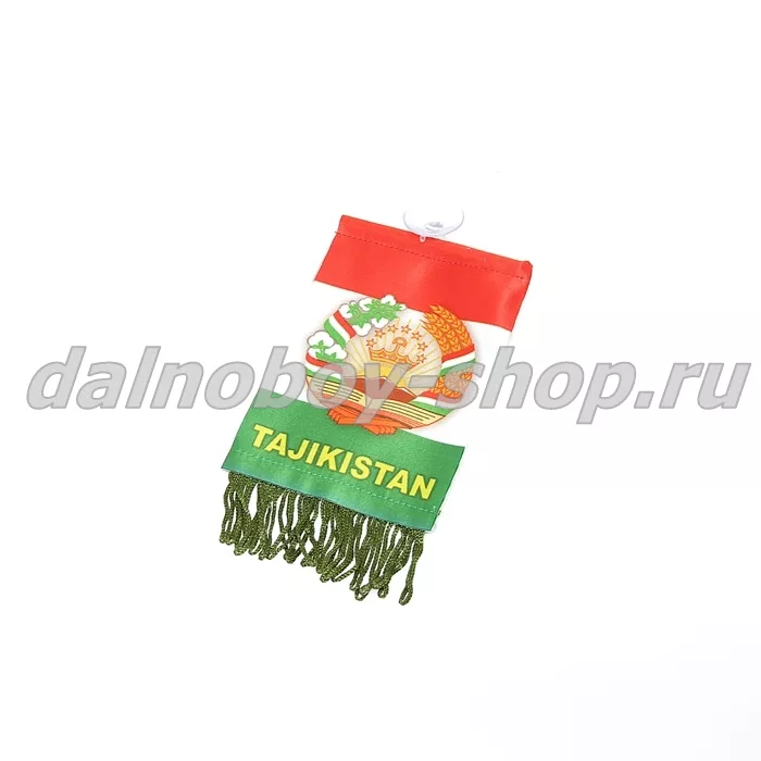 Вымпел прямоугольный "TAJIKISTAN" 8*12