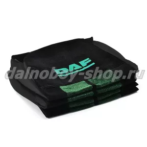 Чехол - сиденье флок DAF XF -105 2012г. (2высок.2ремня) зеленый ПИТЕР