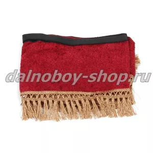 Ламбрекен лоб.+ шторка боковая 1.6м БЕЗ НАДПИСИ красный