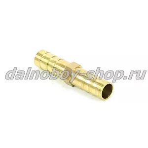 Соединитель прямой (ерш) D  8мм  бронза/10
