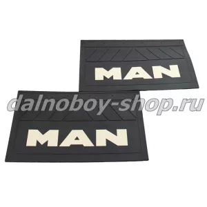Брызговики задние резина (тисненные) LUXE 600*400 MAN