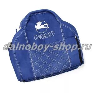 Чехол - сиденье аликанте IVECO STRALIS/ HI-WAY (2рем)(2выс.сид) синий