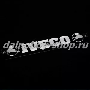 Табличка светящаяся черная 10/50 см. IVECO бел/бел 24v узкая