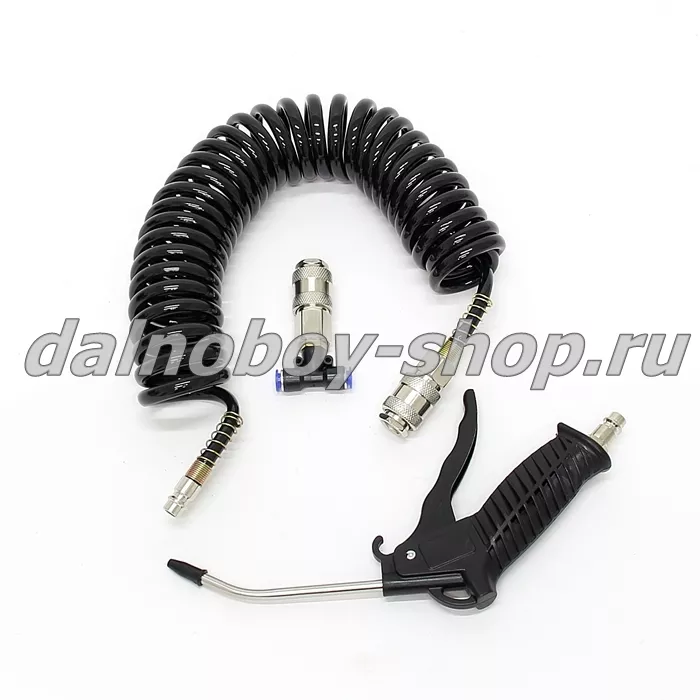 Шланг продува (в блистере) с пистолет. ЭКО 5м  с быстр.разъемом 6 (стандарт) (25)