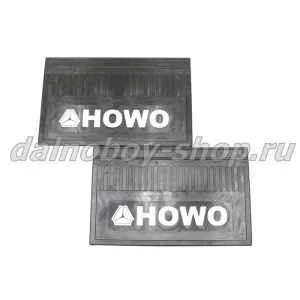 Брызговики задние резина (тисненные) 600*400 HOWO