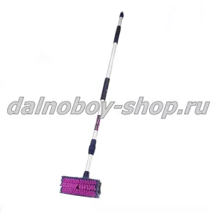 Щетка для мытья телескопическая СА-636 L=135-300 см 3-х секционная ( усиленная,с краном подачи воды)
