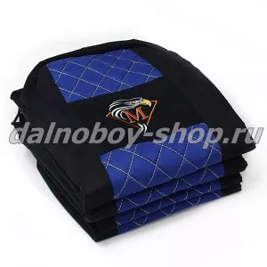 Чехол - сиденье аликанте MB ATEGO-AXOR, после 2012г. (1 ремень)(2 выс.сид.) черно-синий