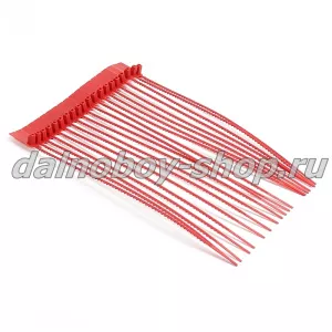 Пломба универсальная УП-255 (ст. гт) КРАСНАЯ (20шт/уп)