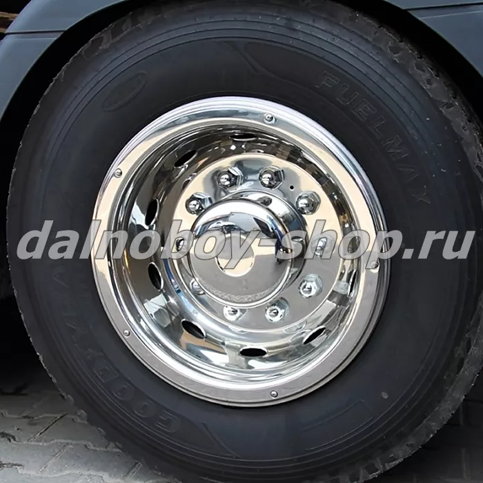 Колпак колеса 22.5 задний INOX глубокий Deluxe UNIVERSAL / 529R 