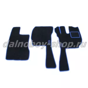 Коврик ворс под ноги Польша (из 3-х) VOLVO FH-12 (после 2013г.) (механика) синий