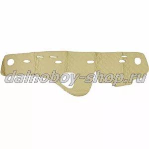 Коврик на панель эко/кожа (стёганые) VOLVO FM 2002-2008г. (беж) Польша