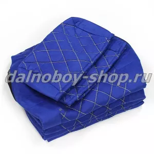 Чехол - сиденье аликанте SCANIA (1994-2004) 4серия (2 ремня)(2 низ.сид.) синий