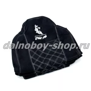 Чехол - сиденье аликанте KMZ EURO AXOR NEO 5490  2016 > (2 ремня)(2 выс.сид.) черный
