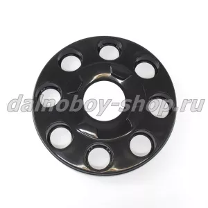 Колпак колеса передний пластик 19,5 СТУПИЧНЫЙ ЗАКРЫТЫЙ 8 шпилек / черный