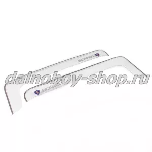 Дефлектор SCANIA 4/5/6 - серия (малый угол) прозрачный