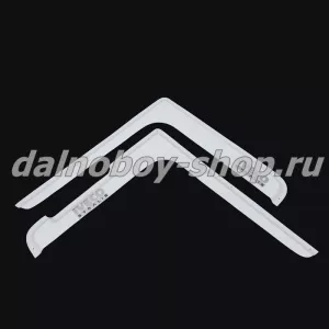 Дефлектор IVECO STRALIS (больш.угол)  белый с вырезом