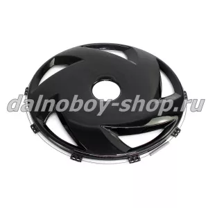 Колпак колеса 22.5 задний ПЛАСТИК NEW ВЕНТИЛЯТОР РОССИЯ черный 
