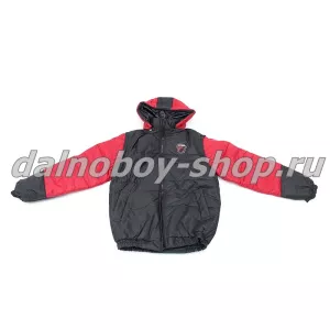 Куртка мужская утепленная с капюшон. (комбинир.) / GZLL NEXT/ 60-62 / красно-черная