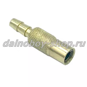 Наконечник шланга подкачки "накручивающийся" "компрессора" (6 мм)