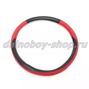 Оплетка на  руль универсальная RSM / 47-48cm XXXL / черно-красная