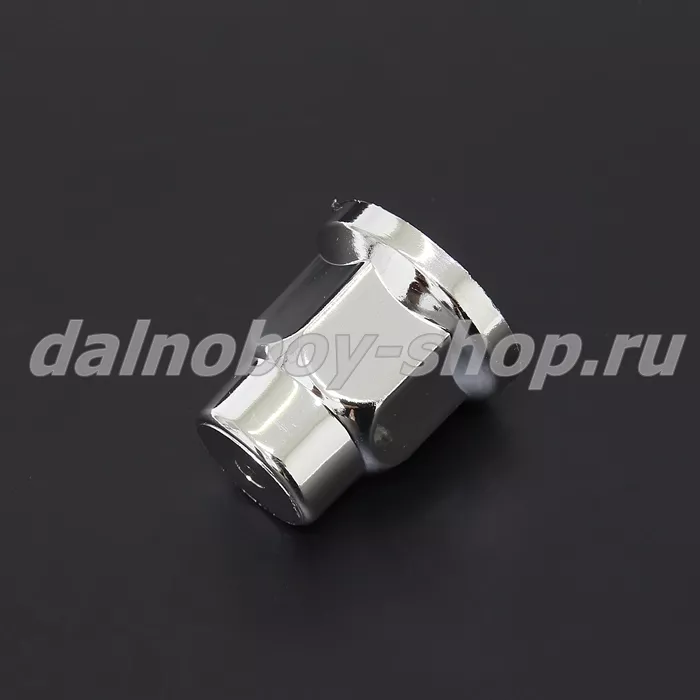 Колпачок гайки 32 пластик удлинен. хром / Россия