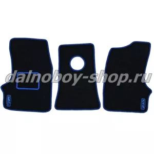 Коврик ворс под ноги Польша (из 3-х) GZLL синий