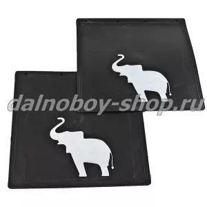 Брызговики задние прицепа 400*400  (рез.тиснен.)  SCHMITZ (СЛОН)