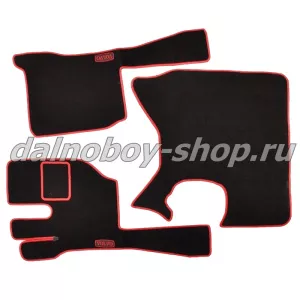 Коврик ворс под ноги Польша (из 3-х) VOLVO FH-13 2014г (механика) красный