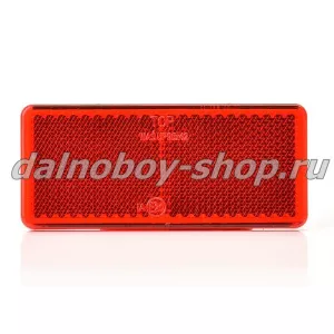 Катафот WAS UP96*42 прямоугольн.на липучке красный (500)/10