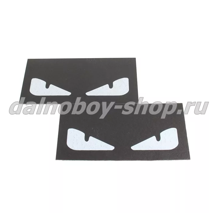 Брызговики передние 420*200 ГЛАЗА белые