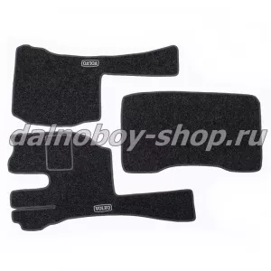 Коврик ворс под ноги Польша (из 3-х) VOLVO FH-12 (после 2013г.) (автомат) серый