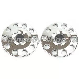 Колпак колеса передний пластик 22,5 СТУПИЧНЫЙ ЗАКРЫТЫЙ хром