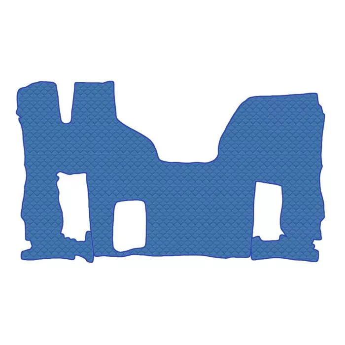 Коврик кож.зам. под ноги DONGFENG GX 520 от 2022г. (автомат) /синий