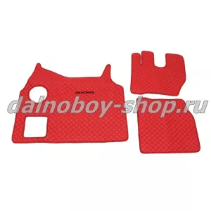Коврик кож.зам. под ноги Польша SHACMAN X3000 (2012-) / Красный