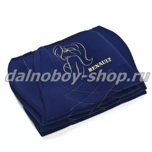 Чехол - сиденье велюр RENAULT MAGNUM 2 высоких синий