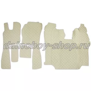 Коврик кож.зам. под ноги Польша SCANIA (2005-2008г.) (автомат) бежевый