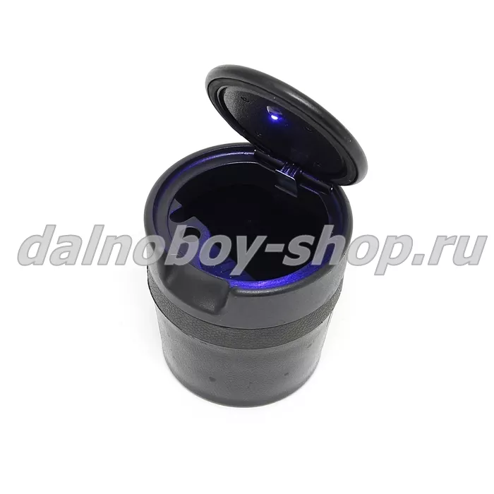 Пепельница с диодной подсветкой черная BMW-6