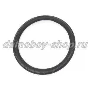 Оплетка на  руль универсальная PVC 105022 50*10см. XXL ЧЕРНАЯ